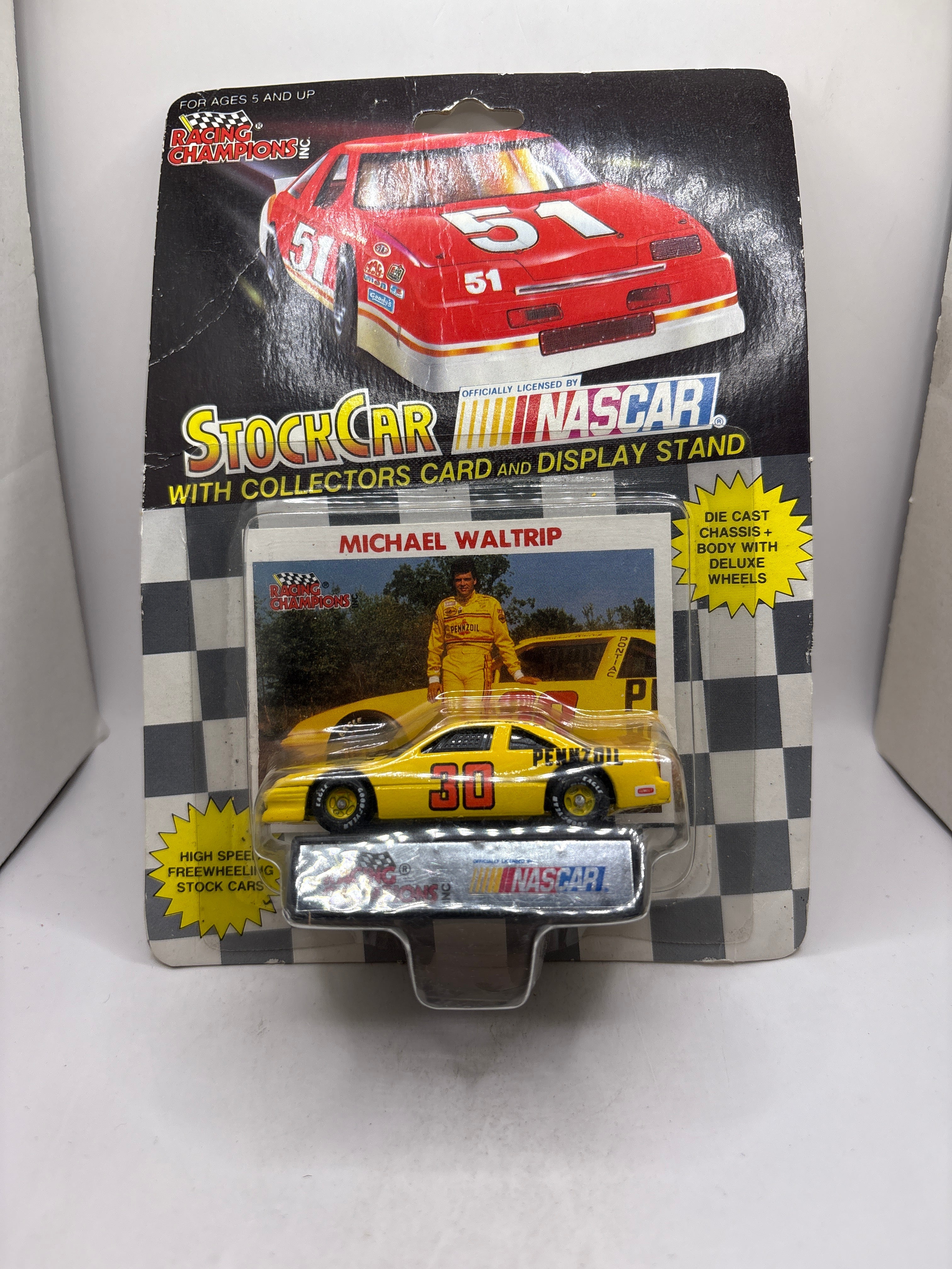 Racing Champions Michael Waltrip Diecast yellow Main image