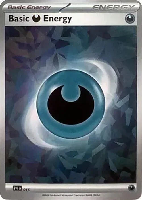 Basic Darkness Energy (015) (Cracked Ice Holo) [Scarlet & Violet: Stellar Crown] Main image