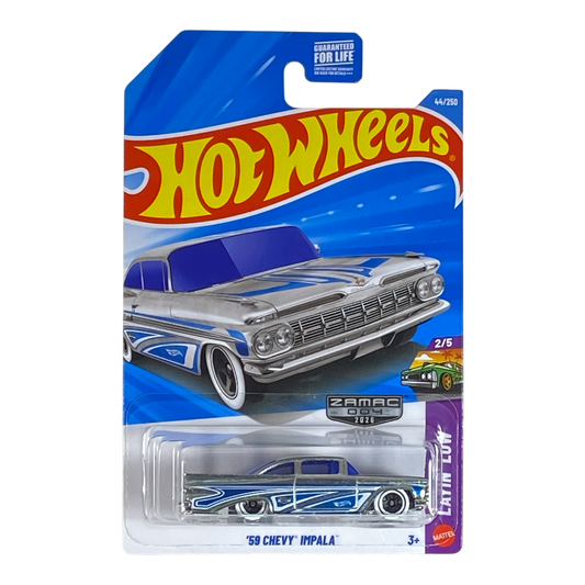 Hot Wheels '59 Chevy Impala (ZAMAC 004 2026) - Layin' Low Series 2/5