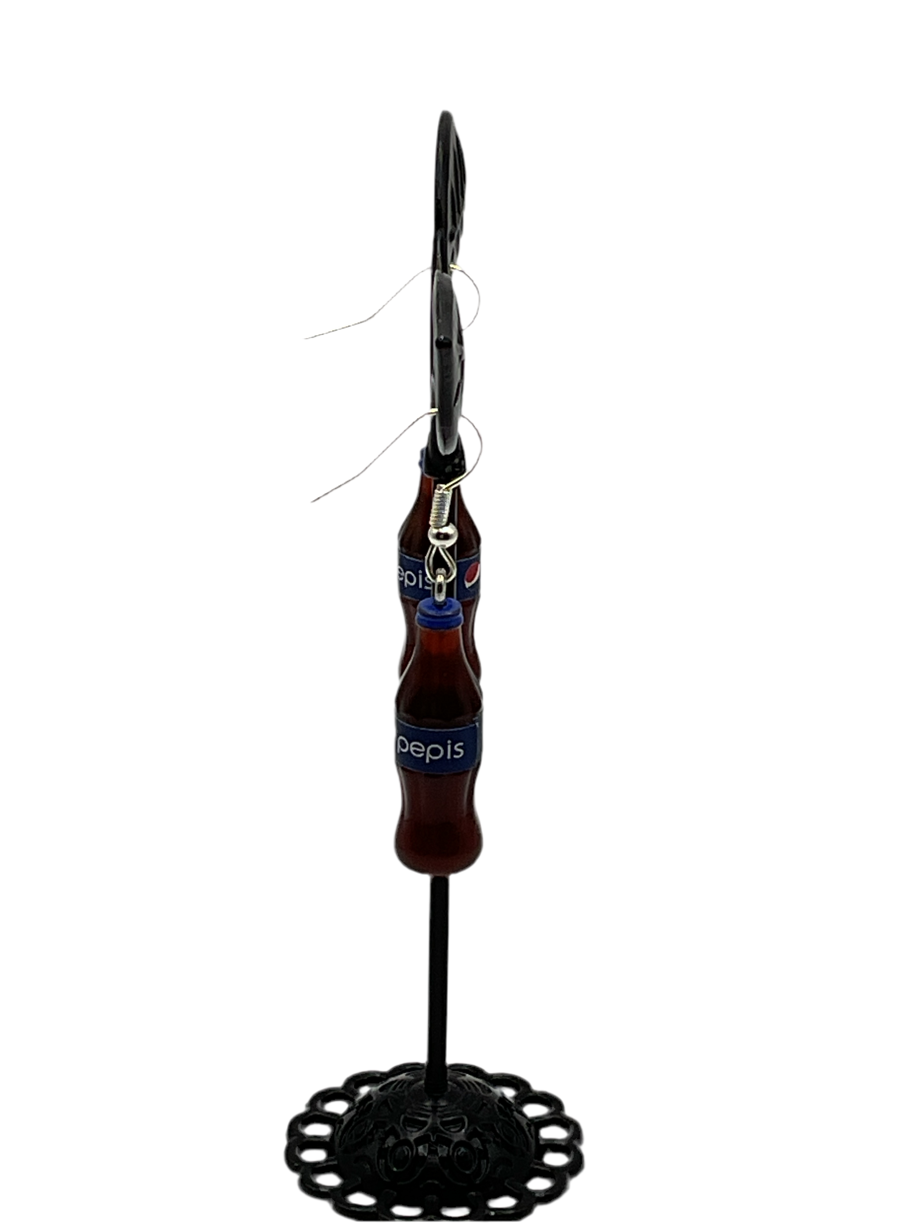 Pepsi bottle earrings