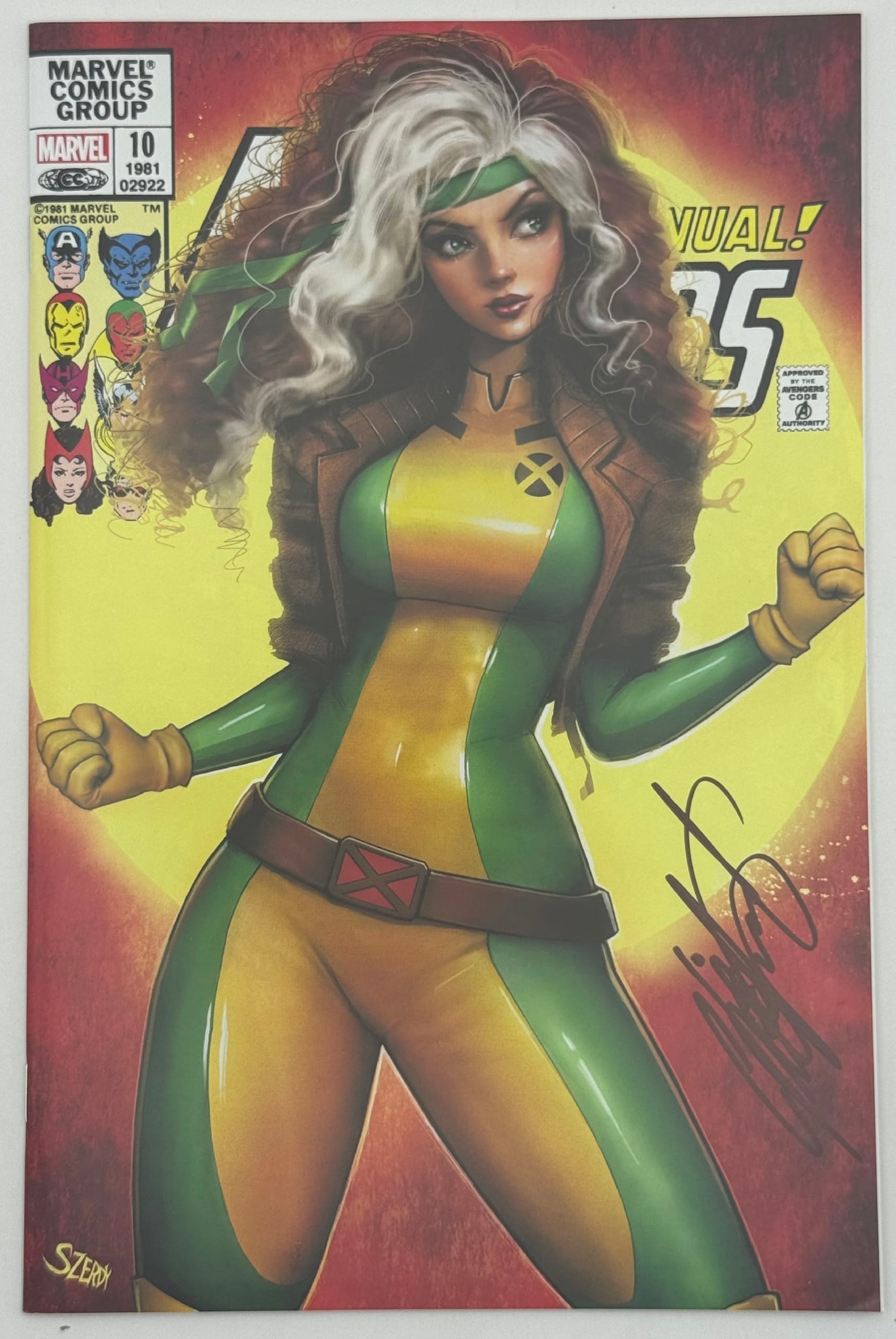 [Signed by Chris Claremont] AVENGERS ANNUAL #10 UNKNOWN COMICS NATHAN SZERDY EXCLUSIVE VAR FACSIMILE EDITION [IN STOCK] - Collectors World Toys Main image
