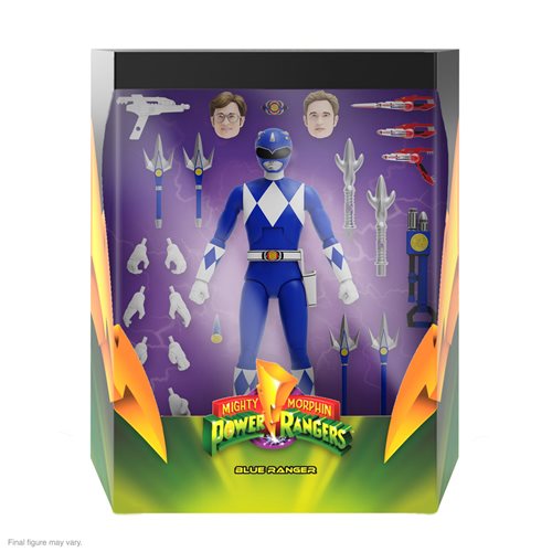 Super7 Power Rangers Ultimates 7-Inch Action Figure - Select Figure(s) Blue Ranger