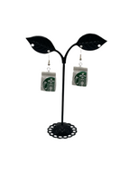 Starbuck's Coffee Bag Earrings