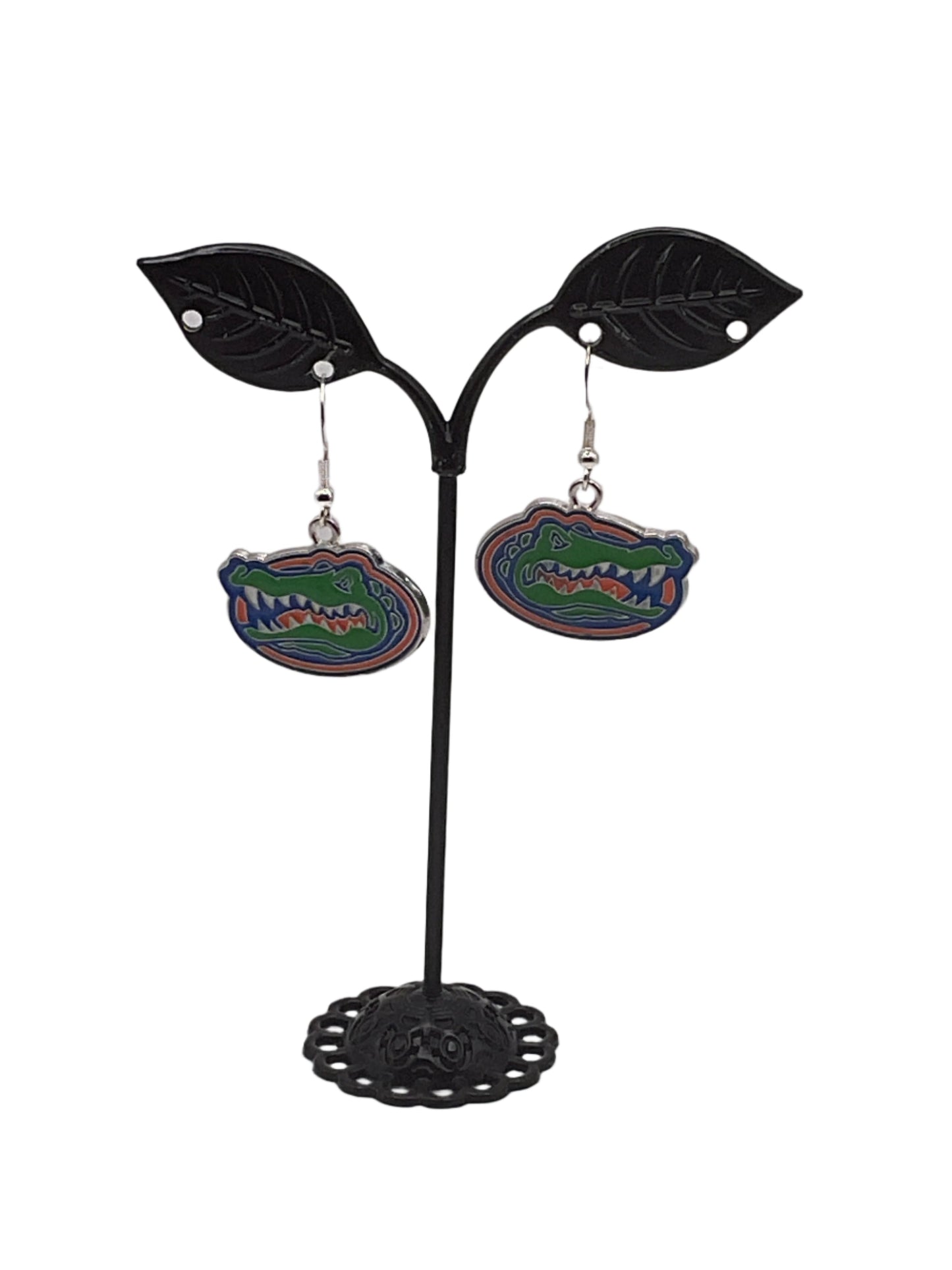 Florida Gator football earrings