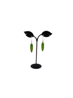 Okra earrings