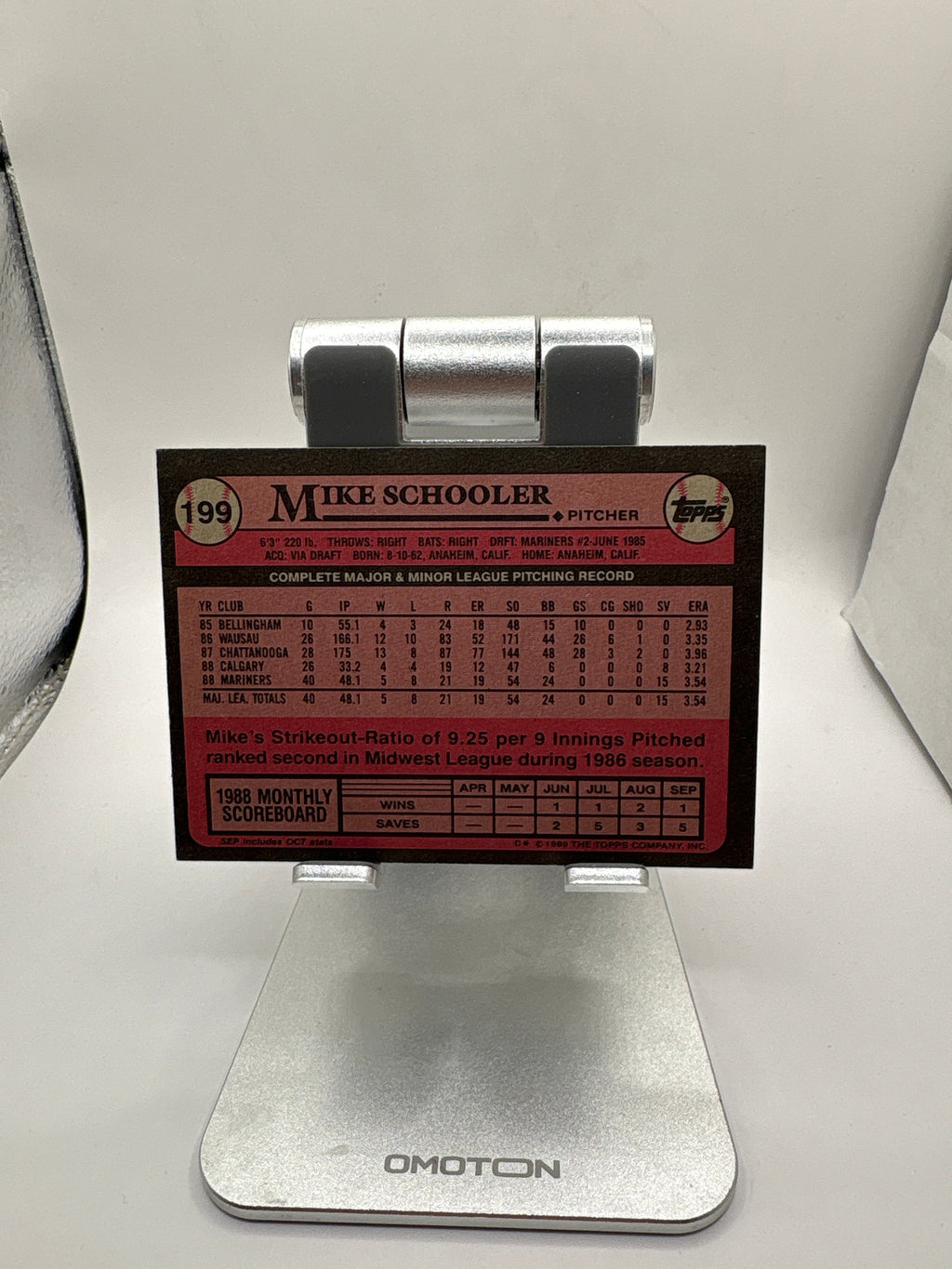 Topps Mike Schooler