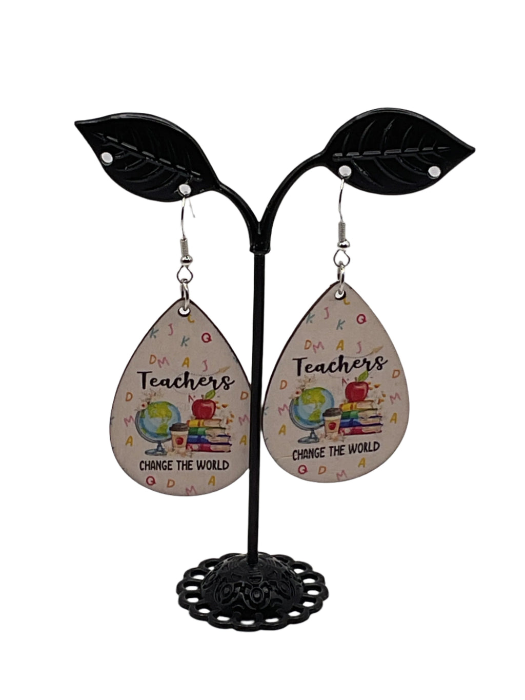 Tear Drop Teacher Earrings