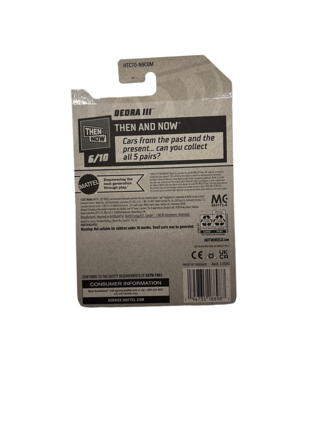 Hot Wheels Deora III Diecast White