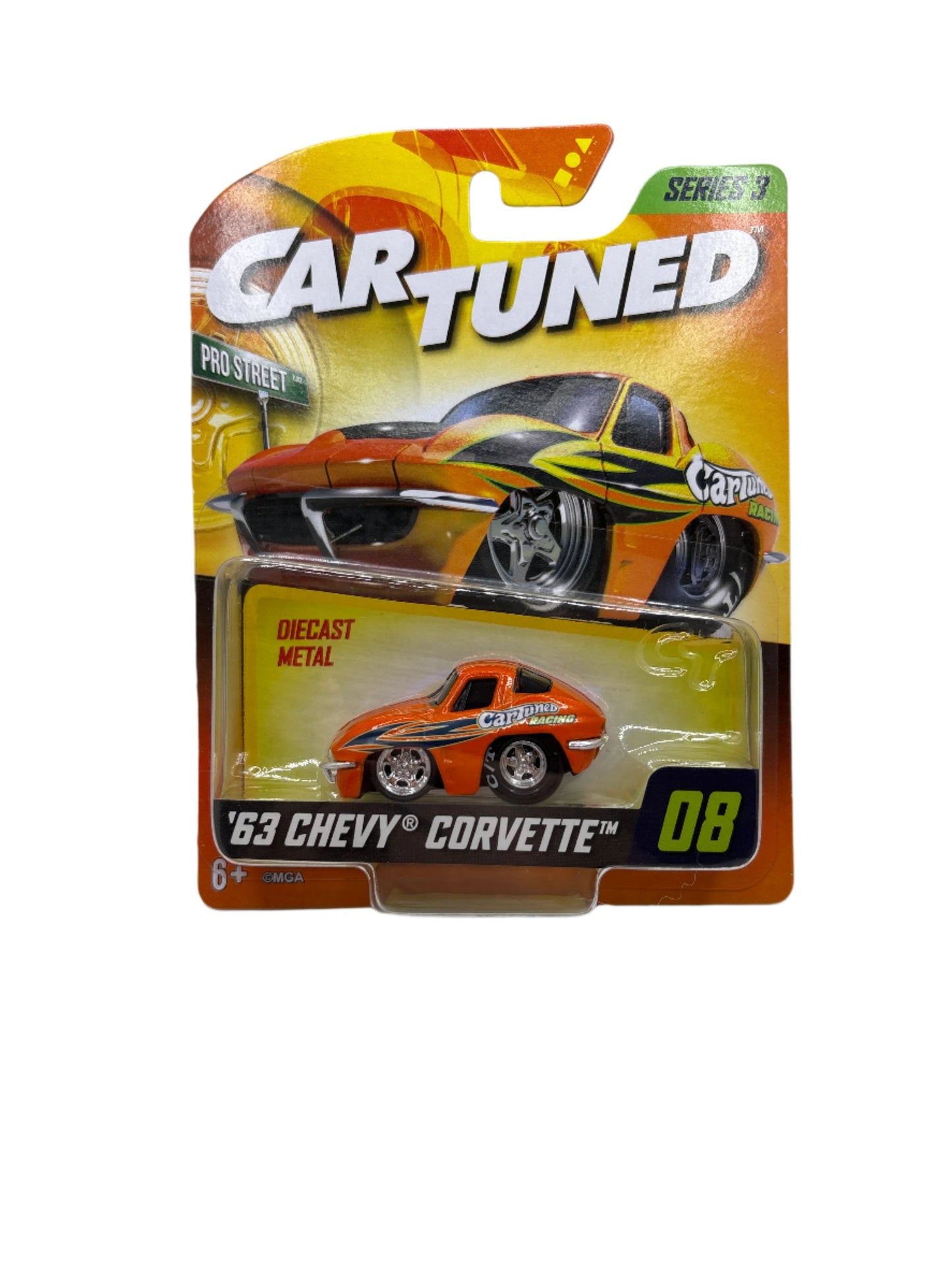 Car Tuned 63 Chevy Corvette Diecast