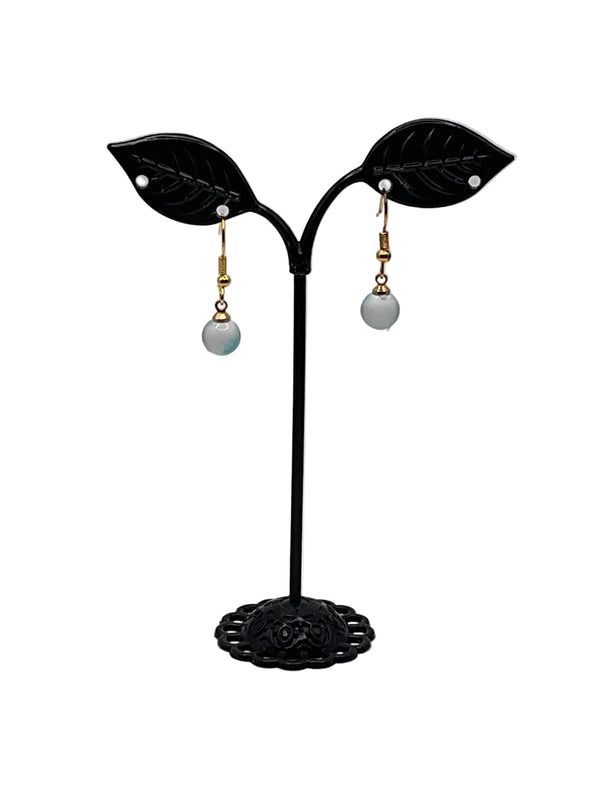 Earrings with beads