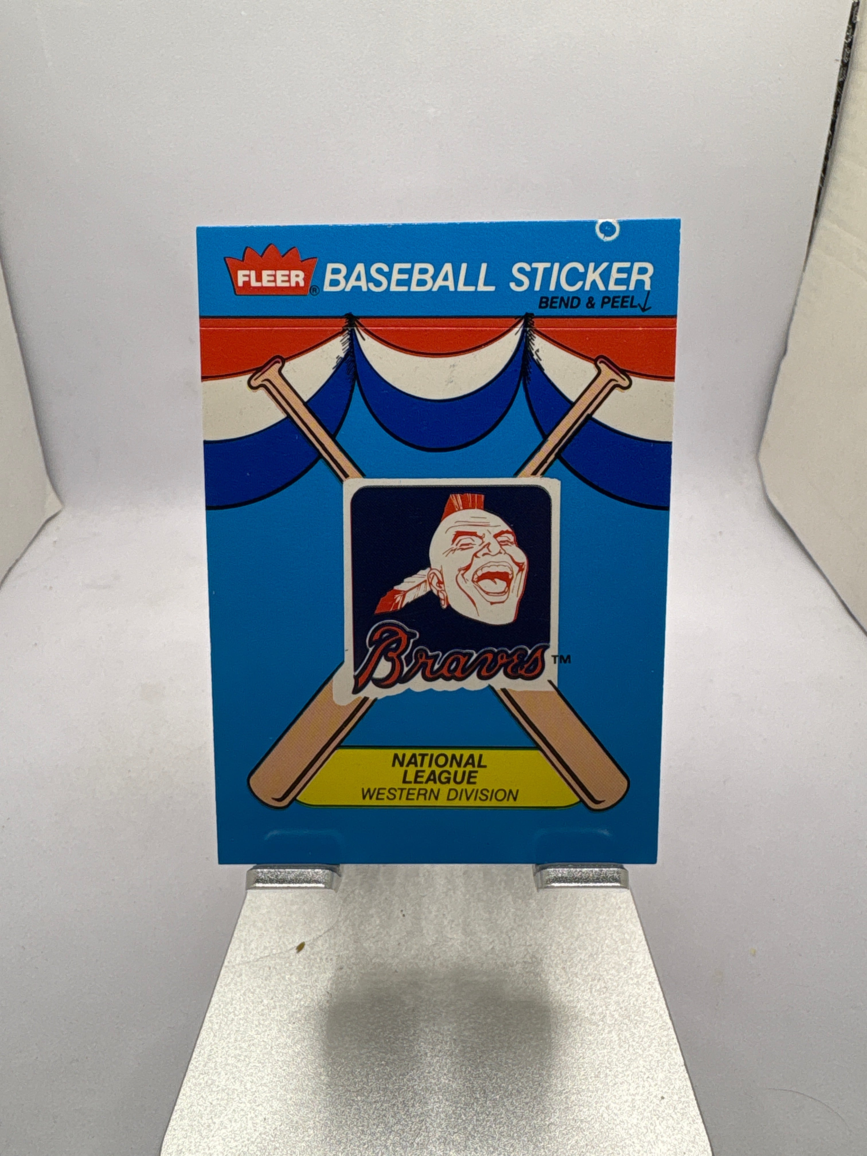 Fleer Atlanta Braves Baseball Sticker Main image