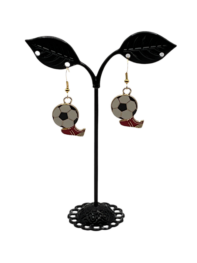 Soccer earrings Hover Image