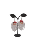 Santa Claus Beaded Earrings