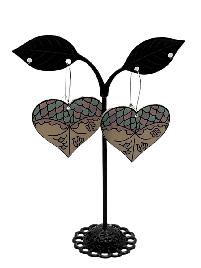 Heart earrings Hover Image