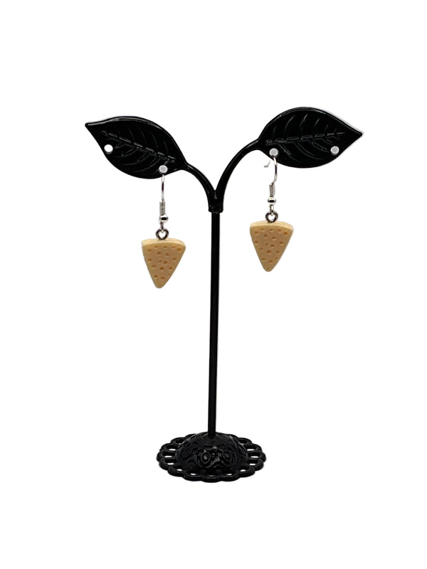 Cheese Earrings