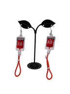 Blood Bag Earrings