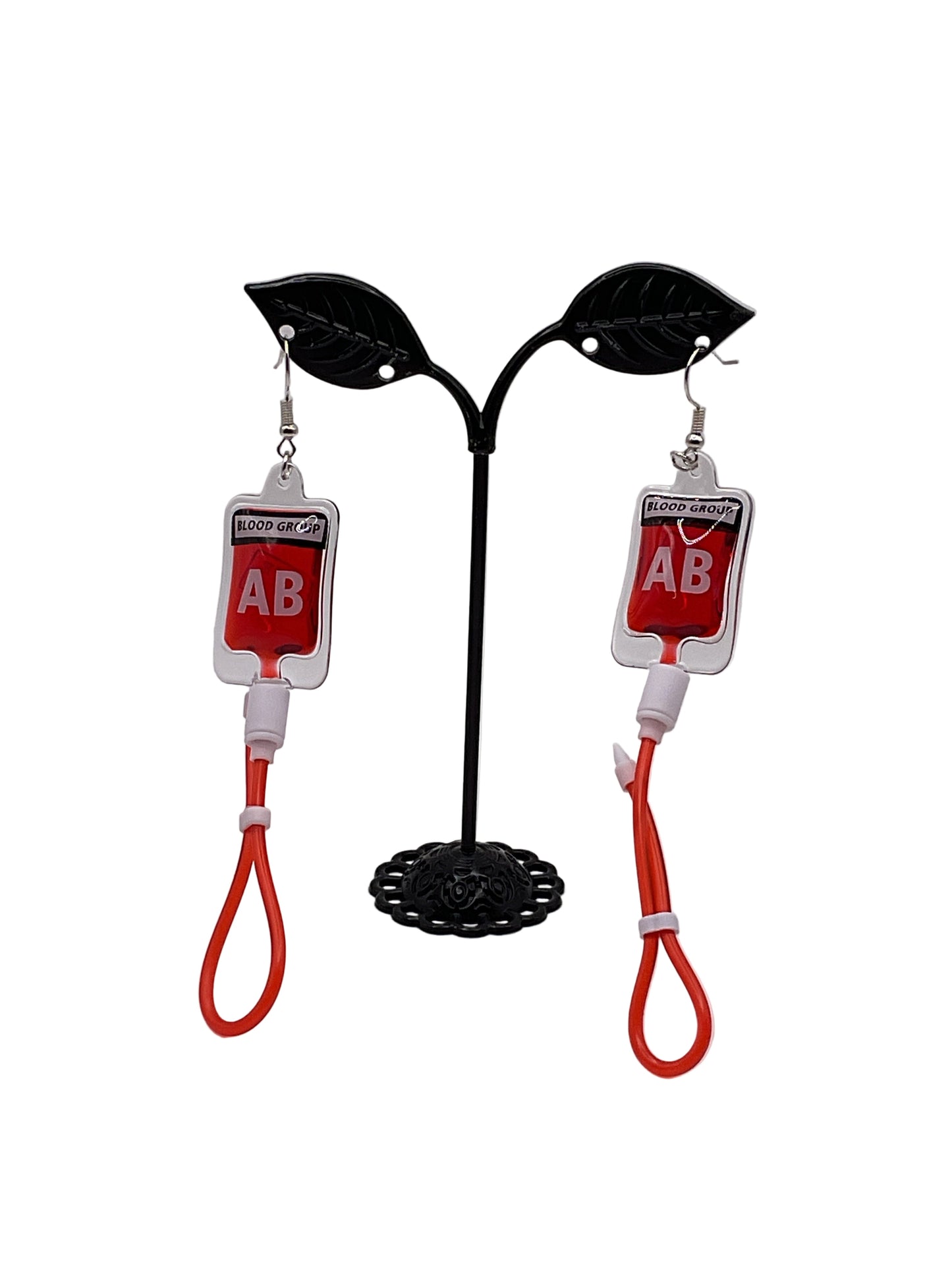 Blood Bag Earrings