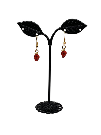 Colorful Tiny Skull Earrings