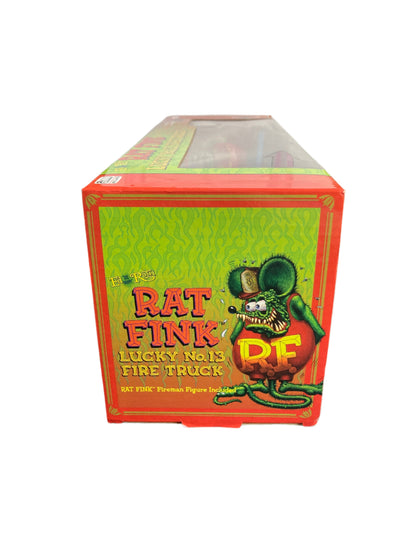 Auto World Ed Big Daddy Roth Rat Fink Lucky No. 13 Fire Truck Diecast