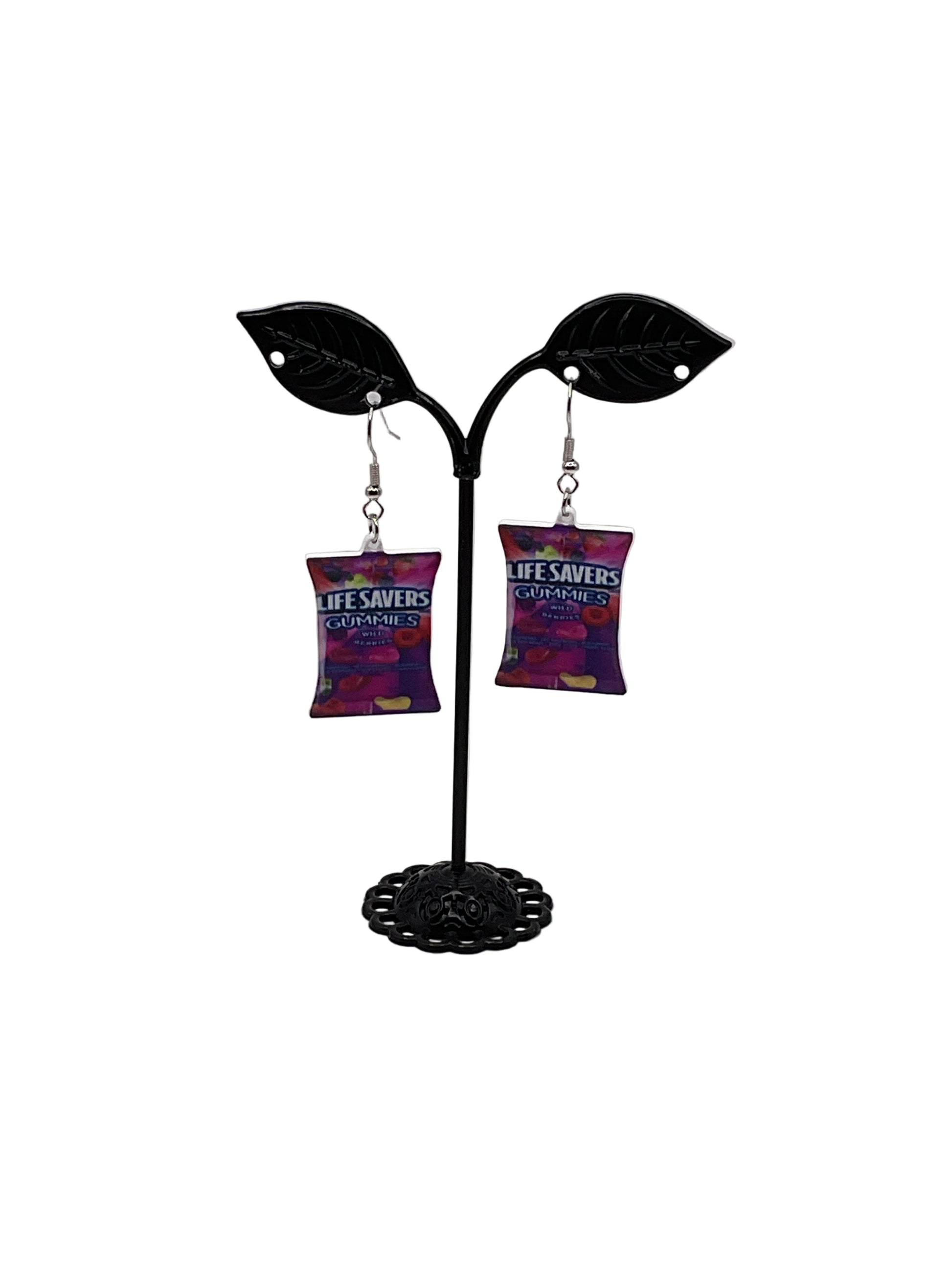 Candy bag earrings