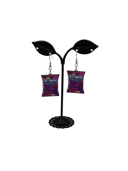 Candy bag earrings