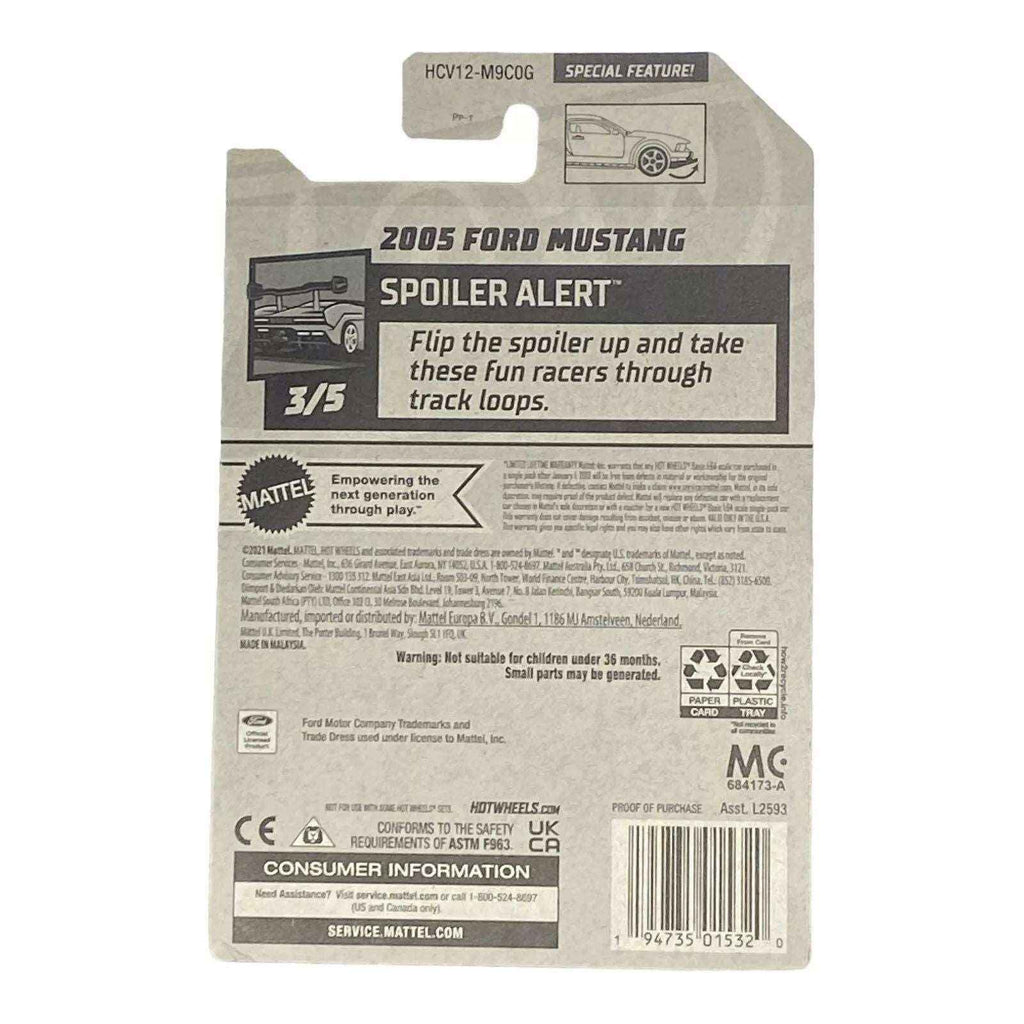 Hot Wheels 2005 Ford Mustang - Spoiler Alert Series 3/5 -