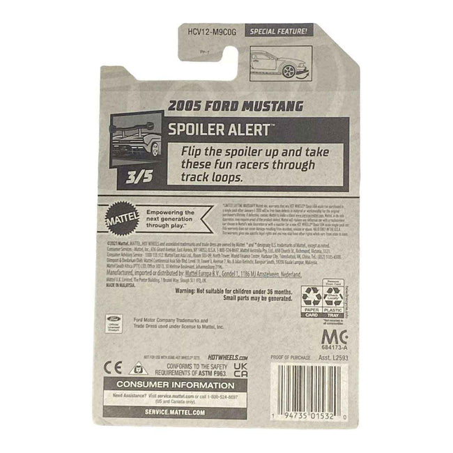 Hot Wheels 2005 Ford Mustang - Spoiler Alert Series 3/5 Main Image