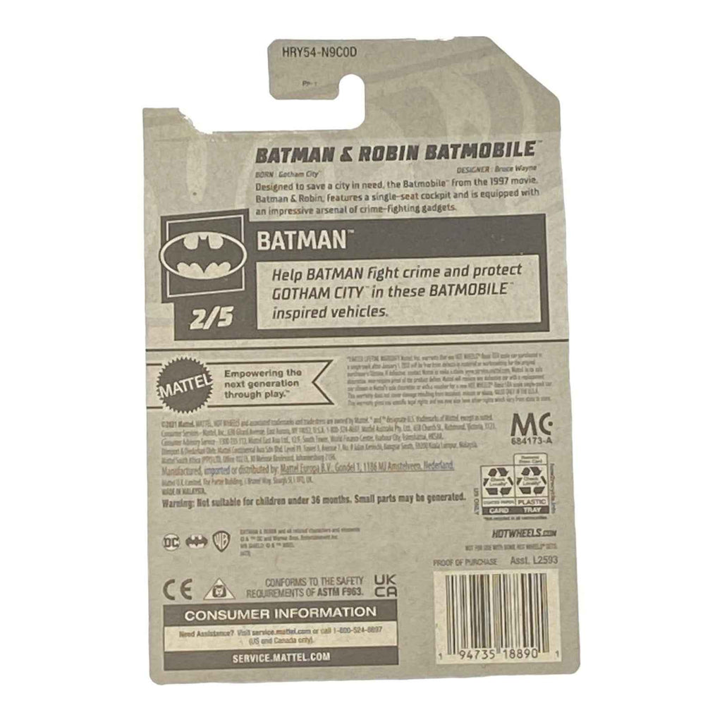 Hot Wheels Batman & Robin Batmobile - Batman Series 2/5 -