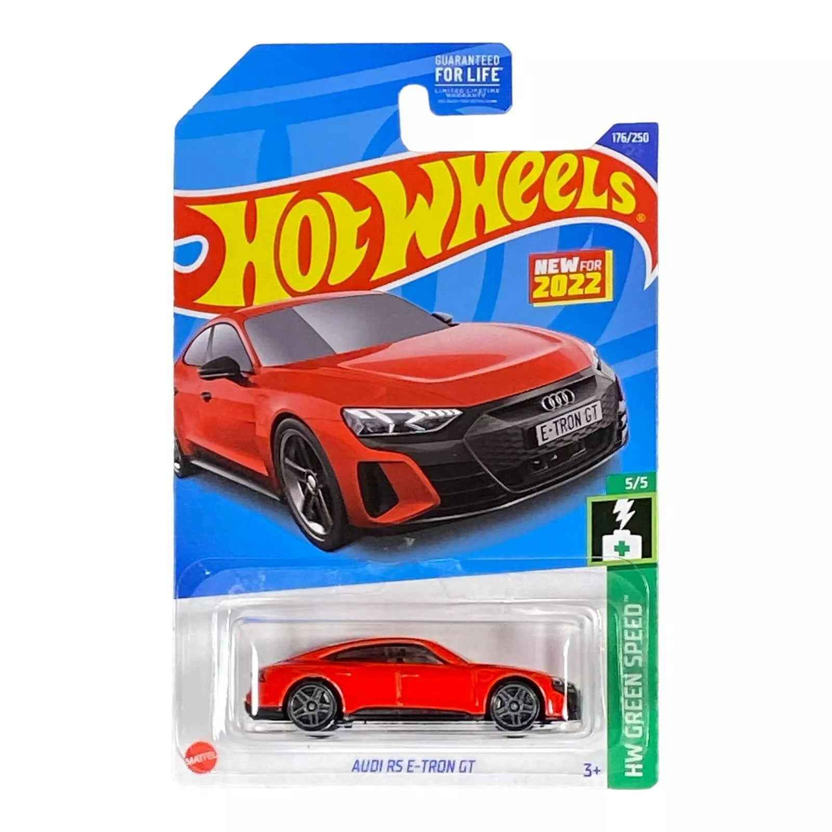 Hot Wheels Audi RS E-Tron GT - Green Speed Series 5/5