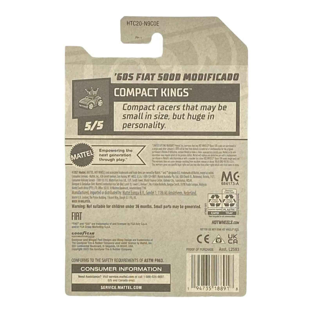 Hot Wheels '60s Fiat 5000D Modificado - Compact kings Series 5/5 -