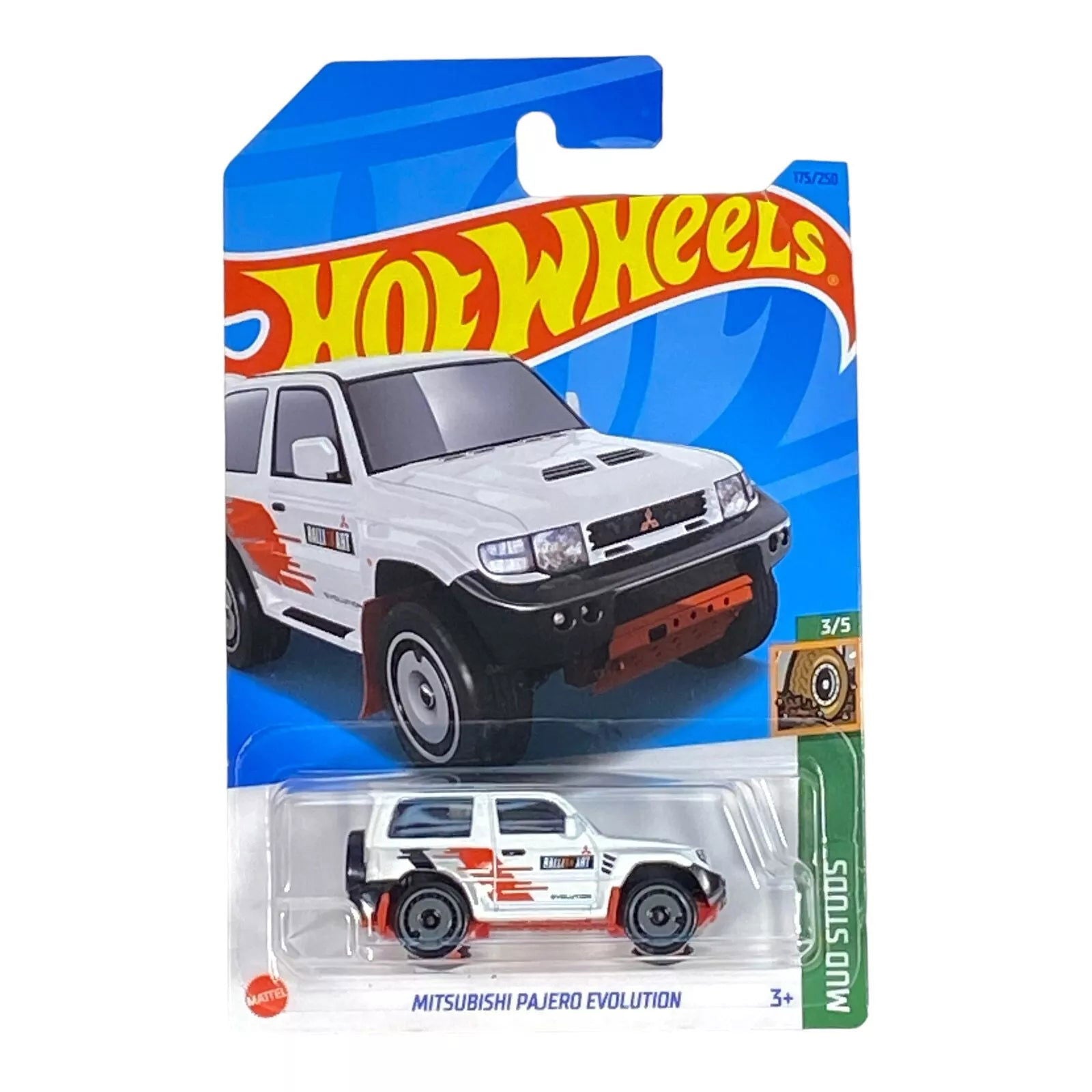 Hot Wheels Mitsubishi Pajero Evolution - Mud Studs Series 3/5 - Collectors World Toys