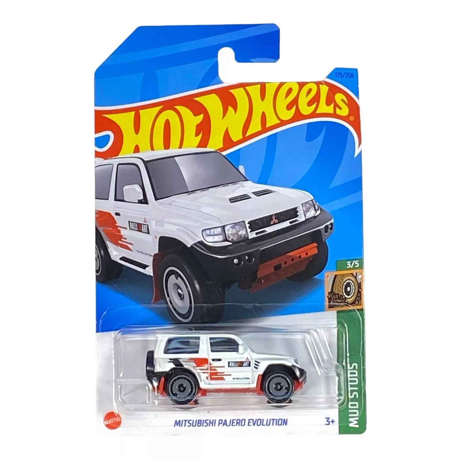 Hot Wheels Mitsubishi Pajero Evolution - Mud Studs Series 3/5 Main image