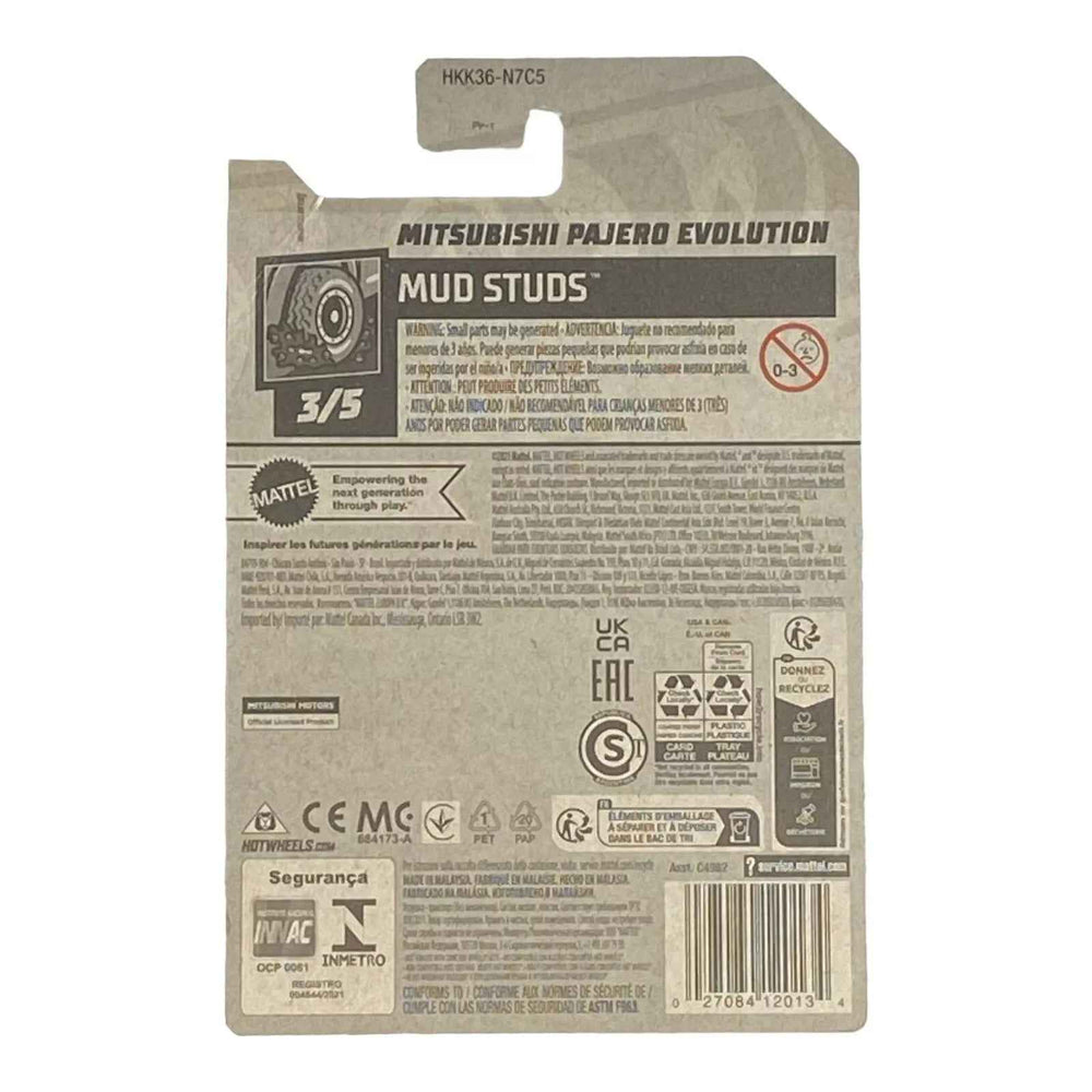 Hot Wheels Mitsubishi Pajero Evolution - Mud Studs Series 3/5 -