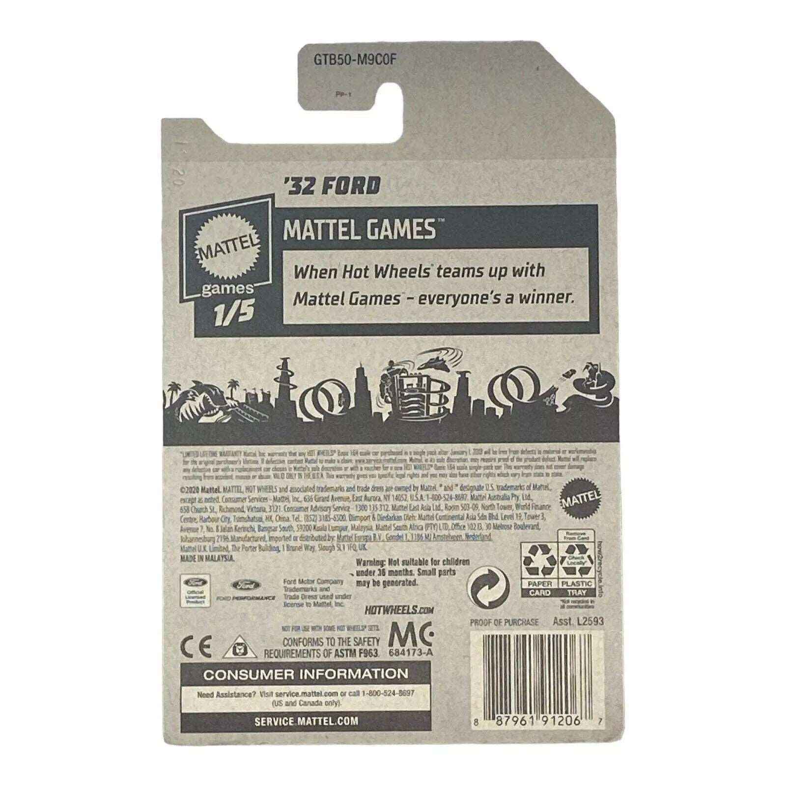 Hot Wheels '32 Ford - DOS - Mattel Games Series 1/5