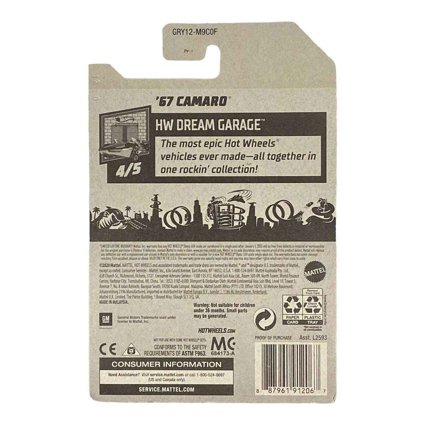 Hot Wheels '67 Camaro - HW Dream Garage Series 4/5