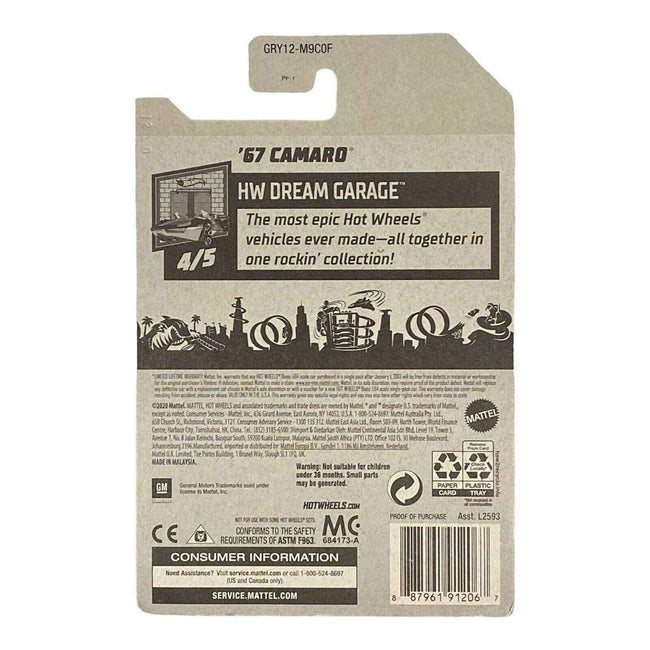 Hot Wheels '67 Camaro - HW Dream Garage Series 4/5 Main Image