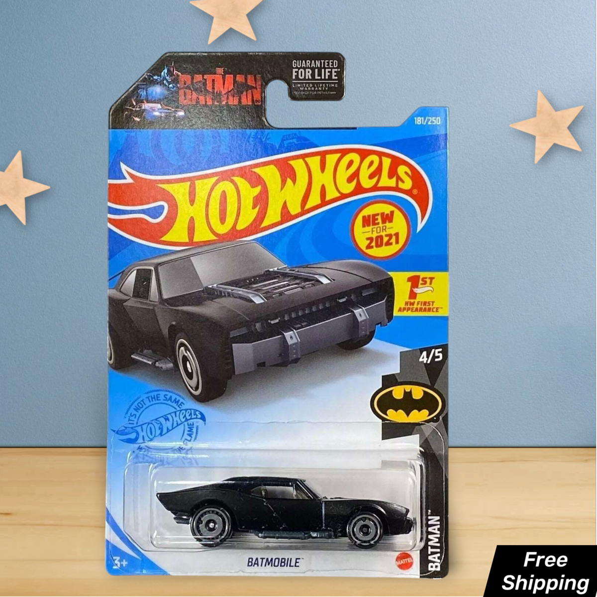 Hot Wheels Batmobile - 1'st HW First Appearance - Batman Series 4/5