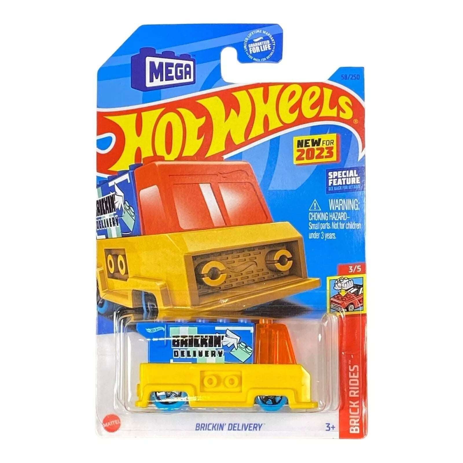 Hot Wheels Brickin' Delivery - Brick Rides Series 3/5 - Collectors World Toys