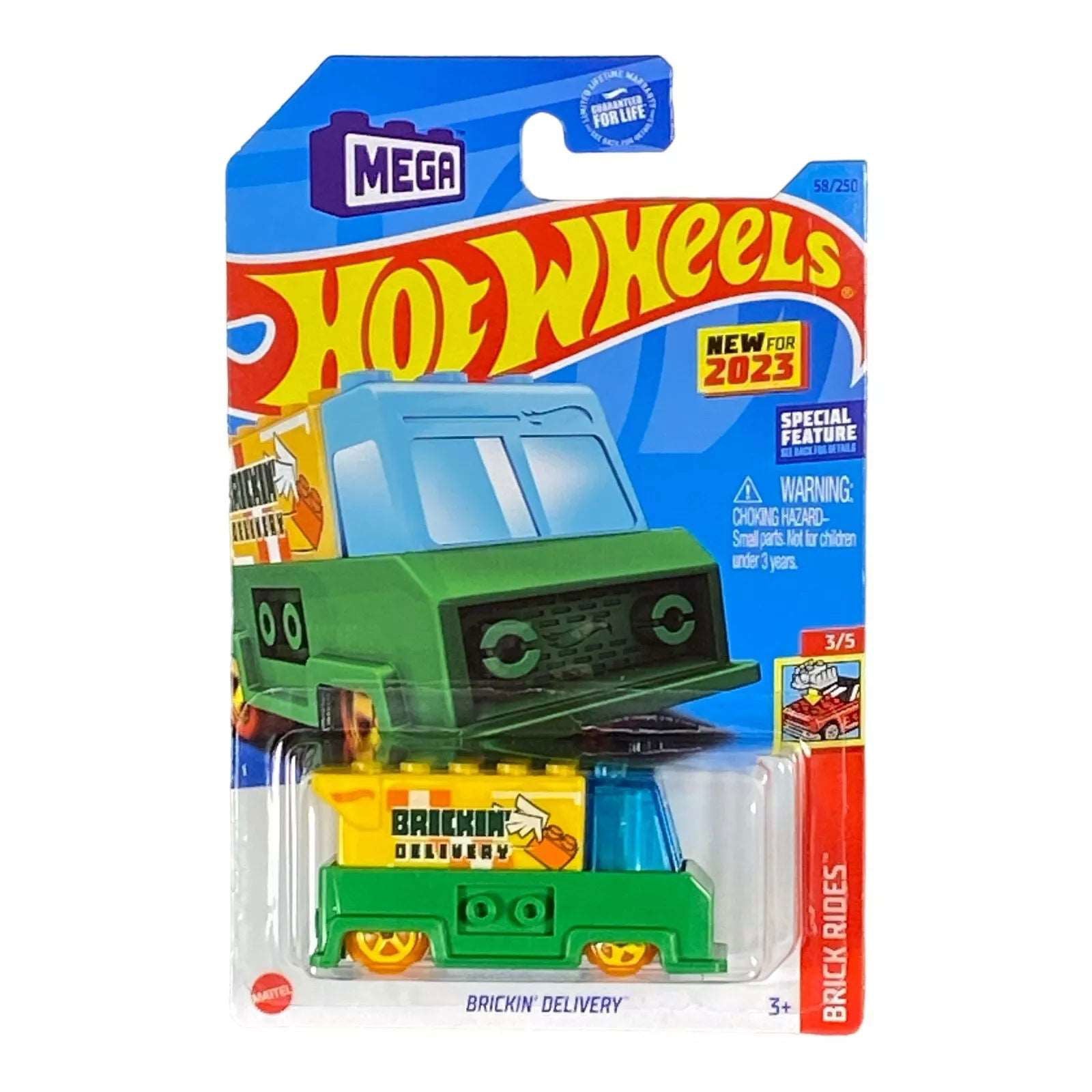 Hot Wheels Brickin' Delivery - Brick Rides Series 3/5 - Collectors World Toys