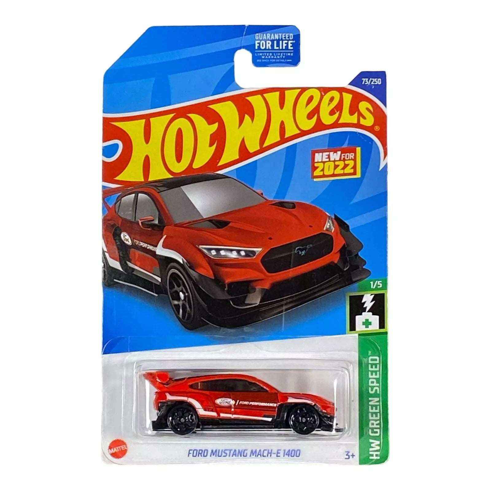 Hot Wheels Ford Mustang Mach-E 1400 - Green Speed Series 1/5 Main image