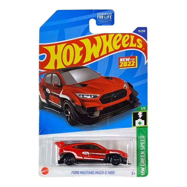 Hot Wheels Ford Mustang Mach-E 1400 - Green Speed Series 1/5 - Hover Image