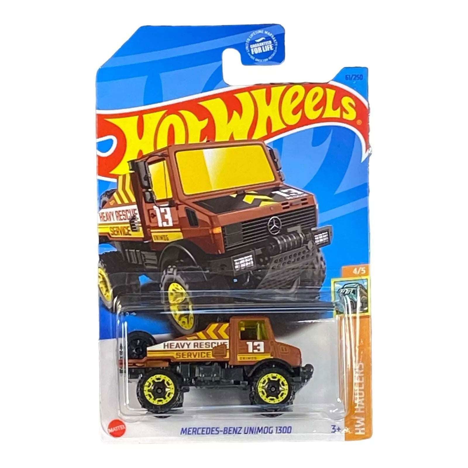 Hot Wheels Mercedes-Benz Unimog 1300 - Haulers Series 4/5 - Collectors World Toys