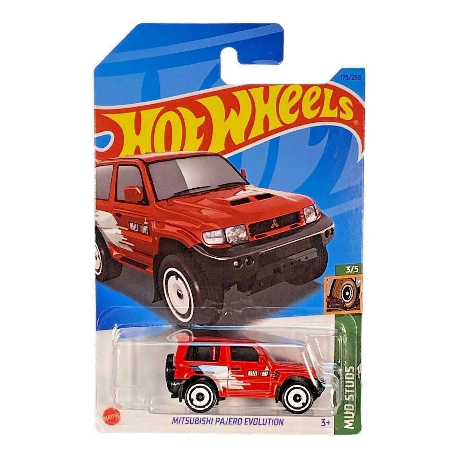 Hot Wheels Mitsubishi Pajero Evolution - Mud Studs Series 3/5 - Collectors World Toys