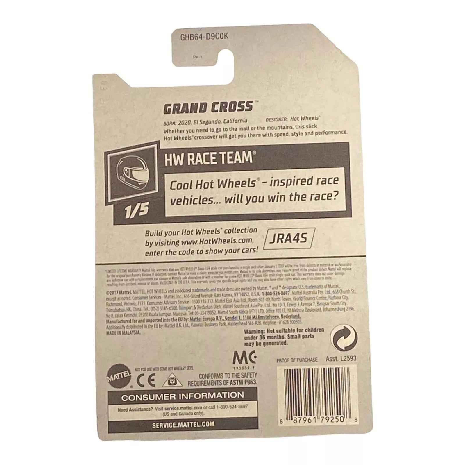 Hot Wheels Grand Cross - Race Team Series 1/5 -