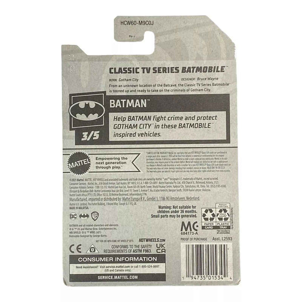 Hot Wheels Classic TV Batmobile | Batman Series 3/5