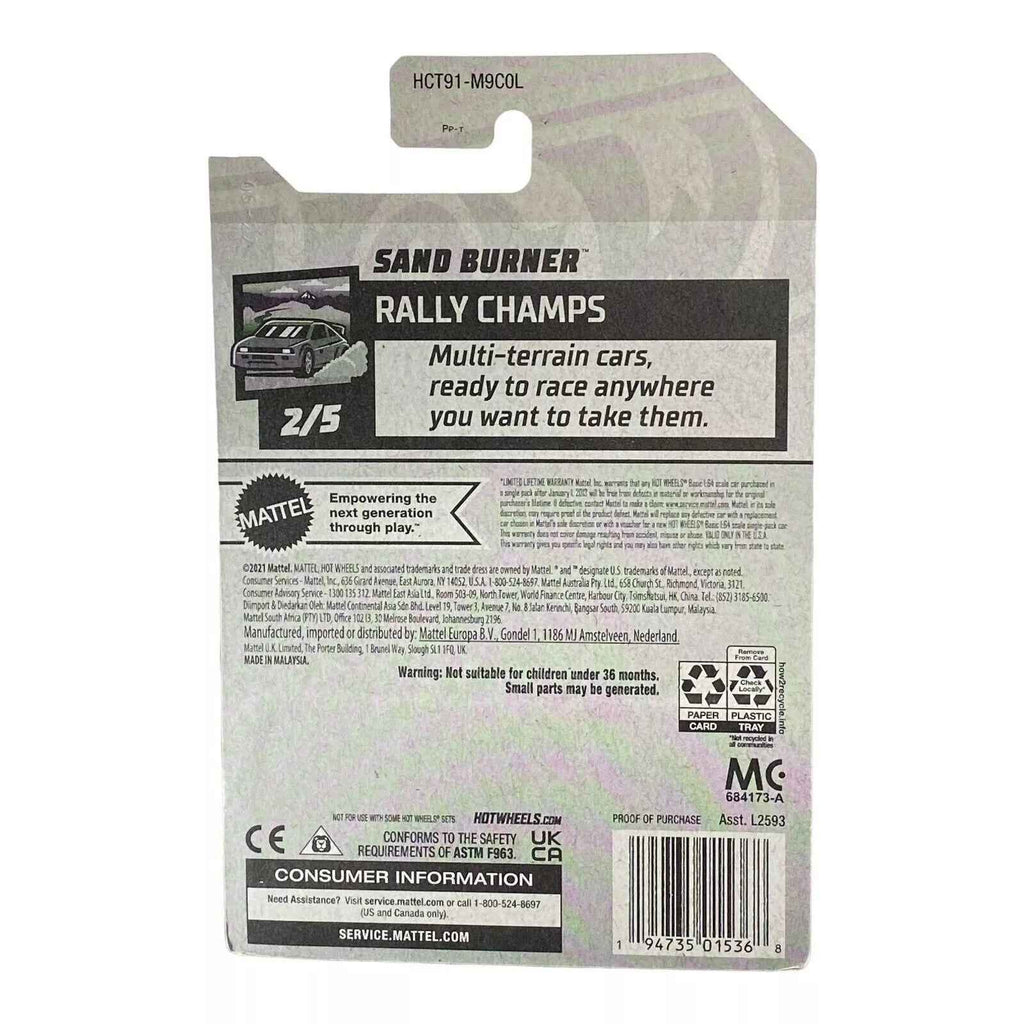 Hot Wheels Sand Burner - Rally Champs Series 2/5 -