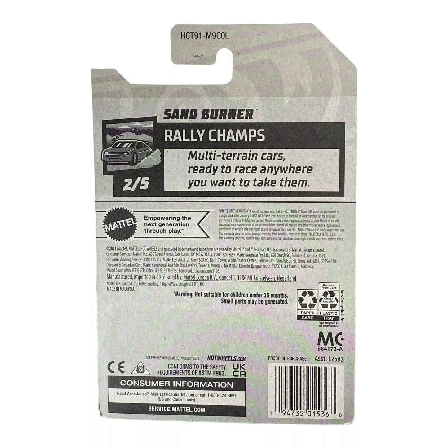 Hot Wheels Sand Burner - Rally Champs Series 2/5