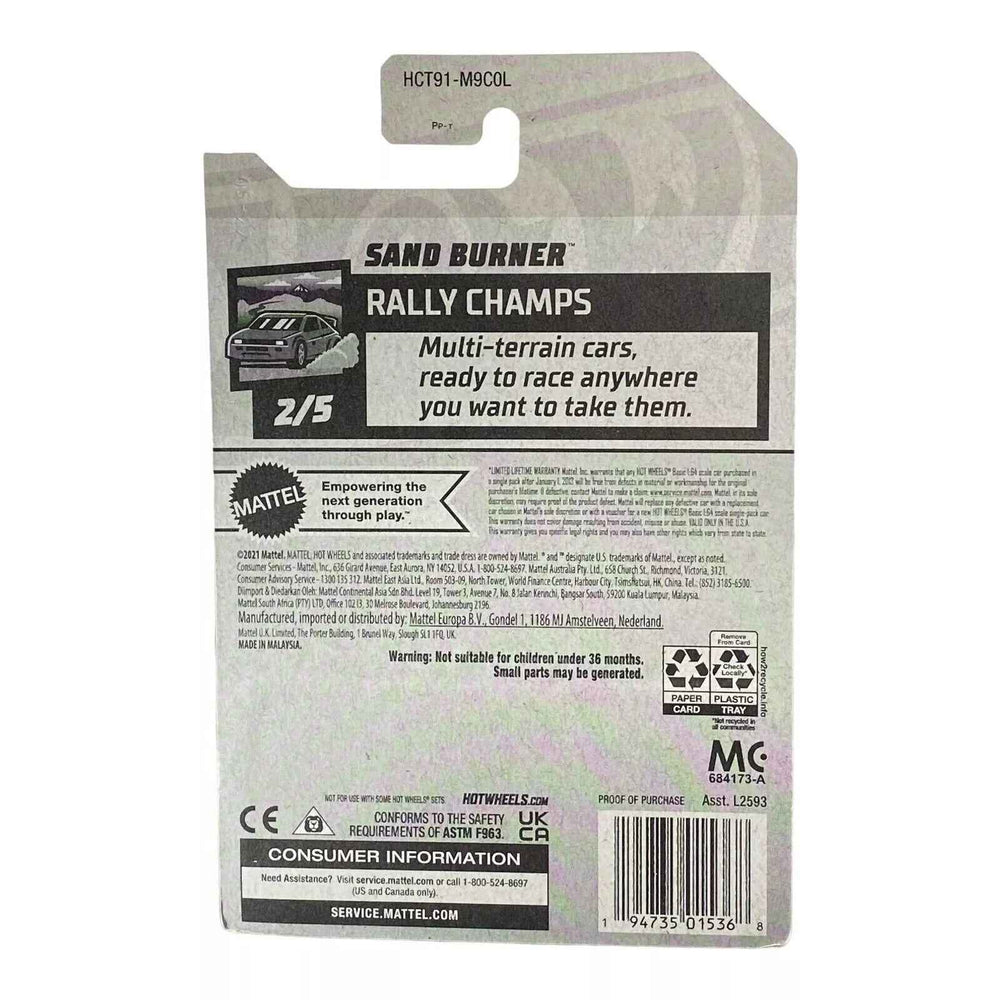 Hot Wheels Sand Burner - Rally Champs Series 2/5 -