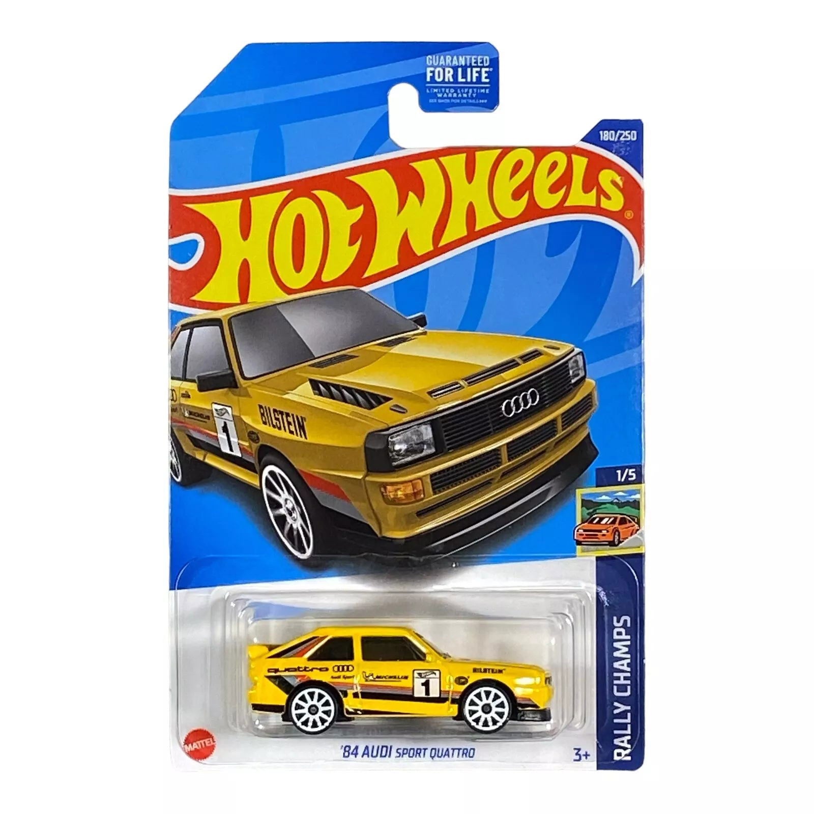 Hot Wheels '84 Audi Sport Quattro - Rally Champs Series 1/5 - Collectors World Toys