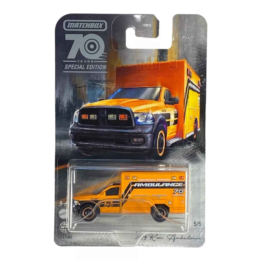 Matchbox 2019 Ram Ambulance - Matchbox 70 Years Special Edition 5/5 -